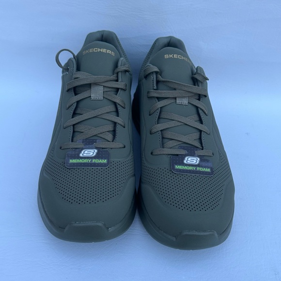 New SKECHERS SPORT Men’s With Memory Foam •Solitair-RUBBLE •Olive | Size 11 - Picture 5 of 13